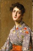 William Merritt Chase, Girl in a Japanese Costume